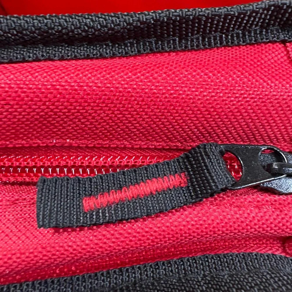 Wendy's Insulated Red Tote Bag Large Mesh Bottom Promo Logo Beach Gym‎ Travel